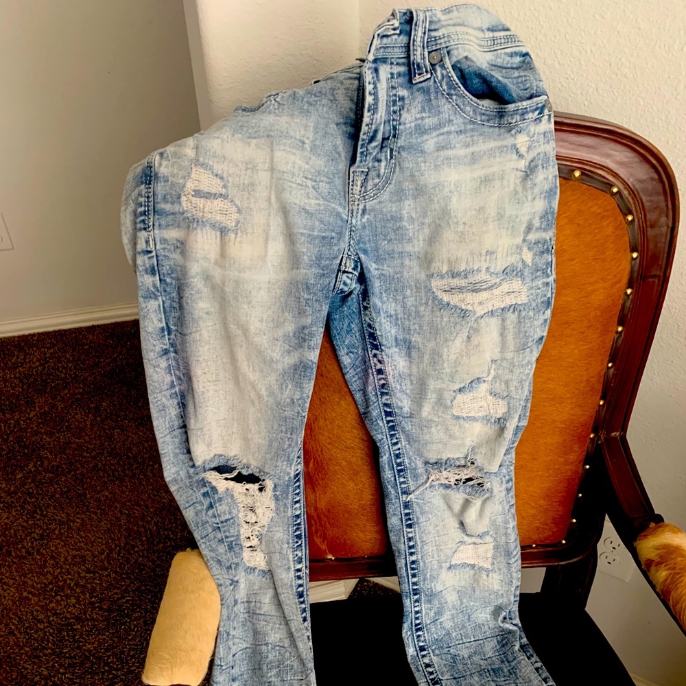 The buckle Savage men’s jeans